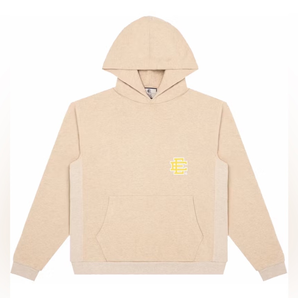 Eric Emanuel EE Basic Hoodie in Oatmeal Heather Men's Size Small